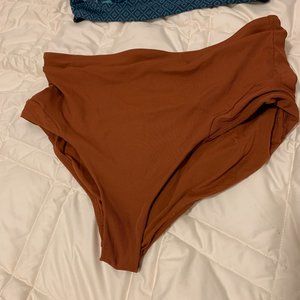 Worn 1x! Orange PRANA HIGH WAISTED SWIM